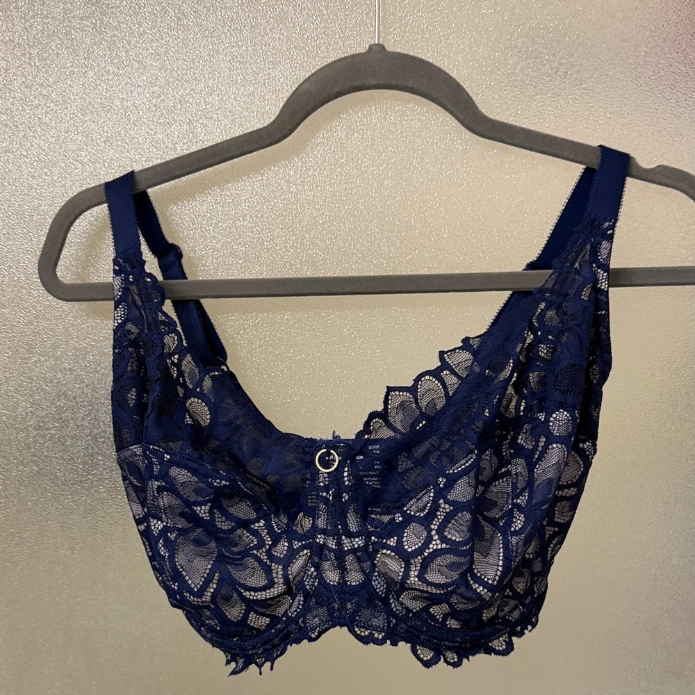 Panache Navy Lace Bra